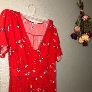 Beautiful flower print dress